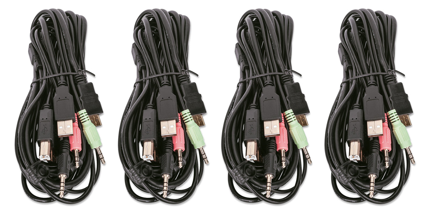 4-Port Dual-Monitor HDMI KVM Switch Image 8