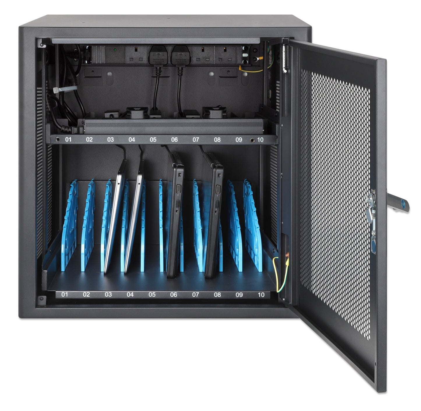 UK 10-Bay AC Desktop Charging Cabinet Image 12