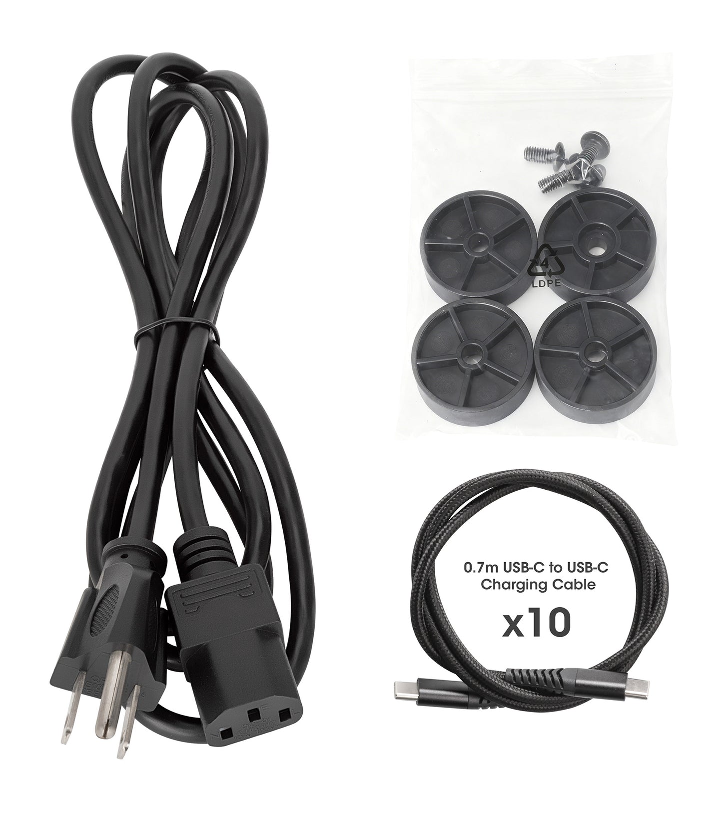10-Port USB-C Desktop Charging Cabinet - 30W per Port Image 12