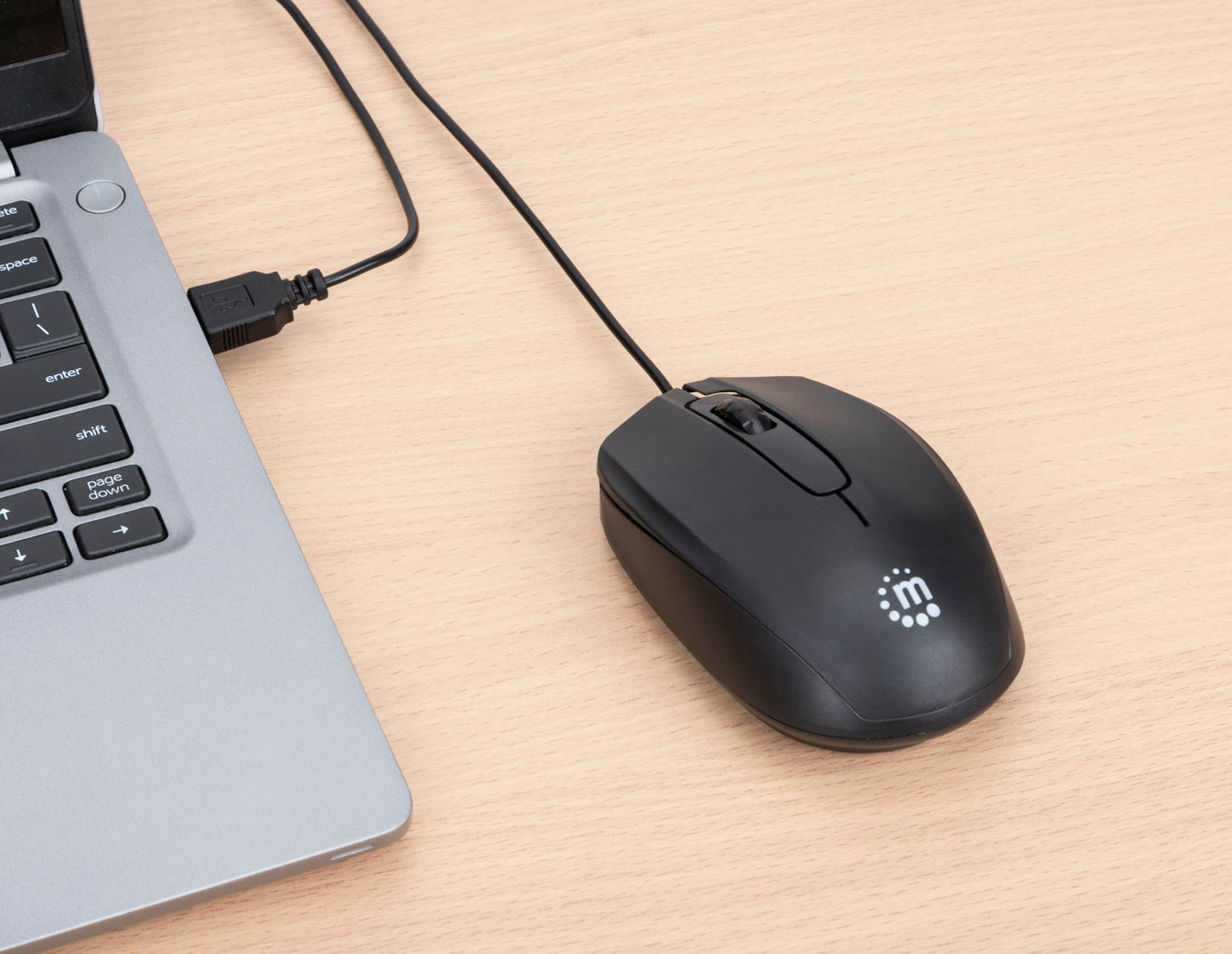 Comfort II Wired Optical USB Mouse Image 8