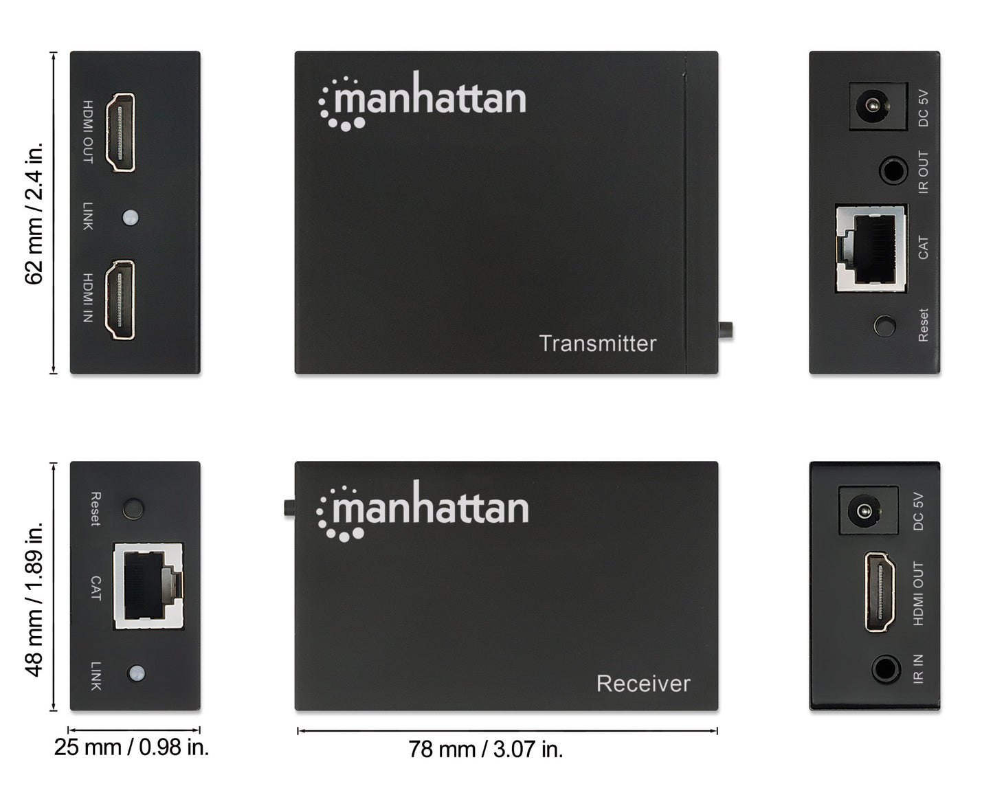 1080p HDMI over Ethernet Extender Kit Image 8