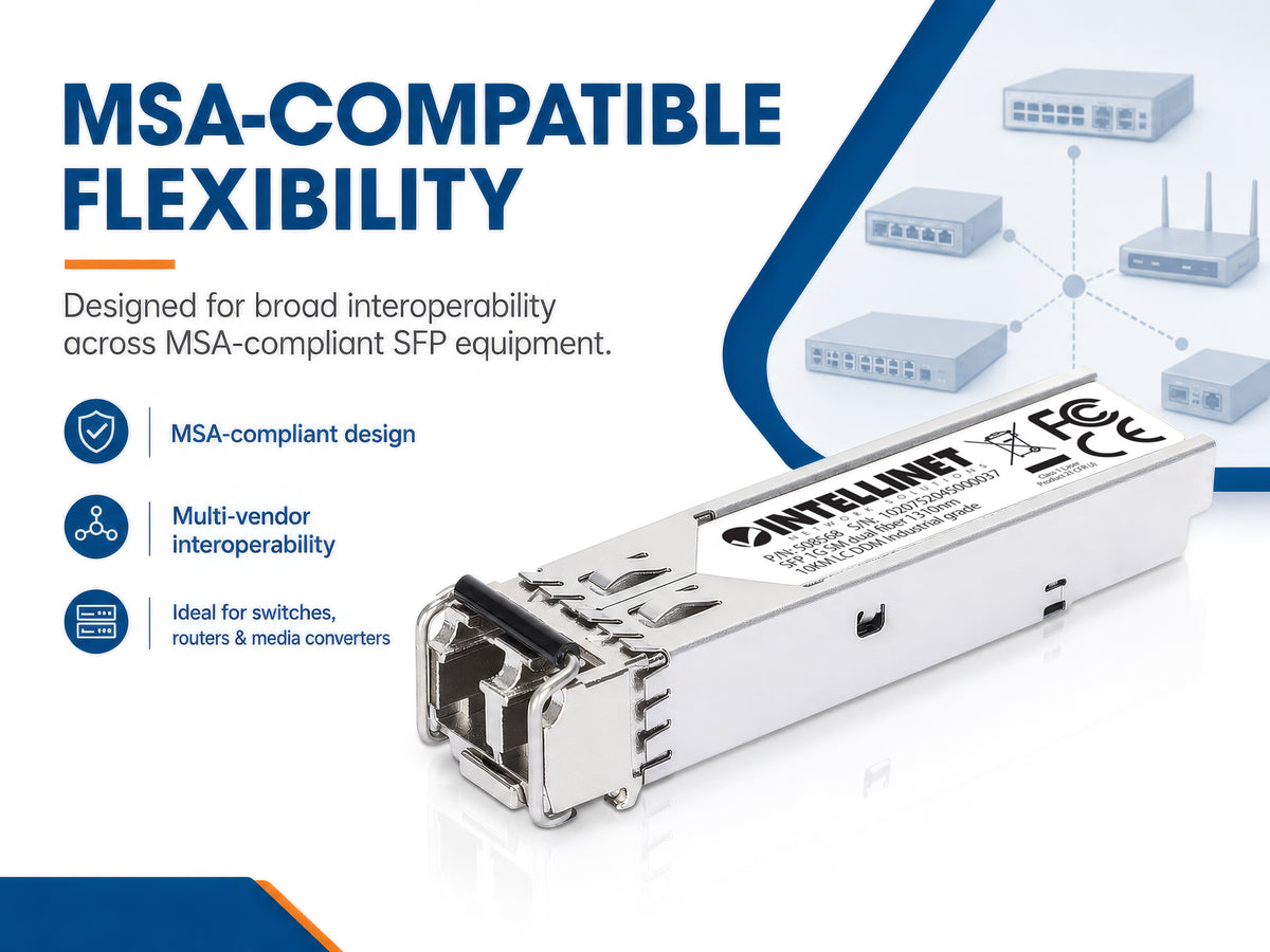 Industrial Gigabit Fiber SFP Optical Transceiver Module Image 9