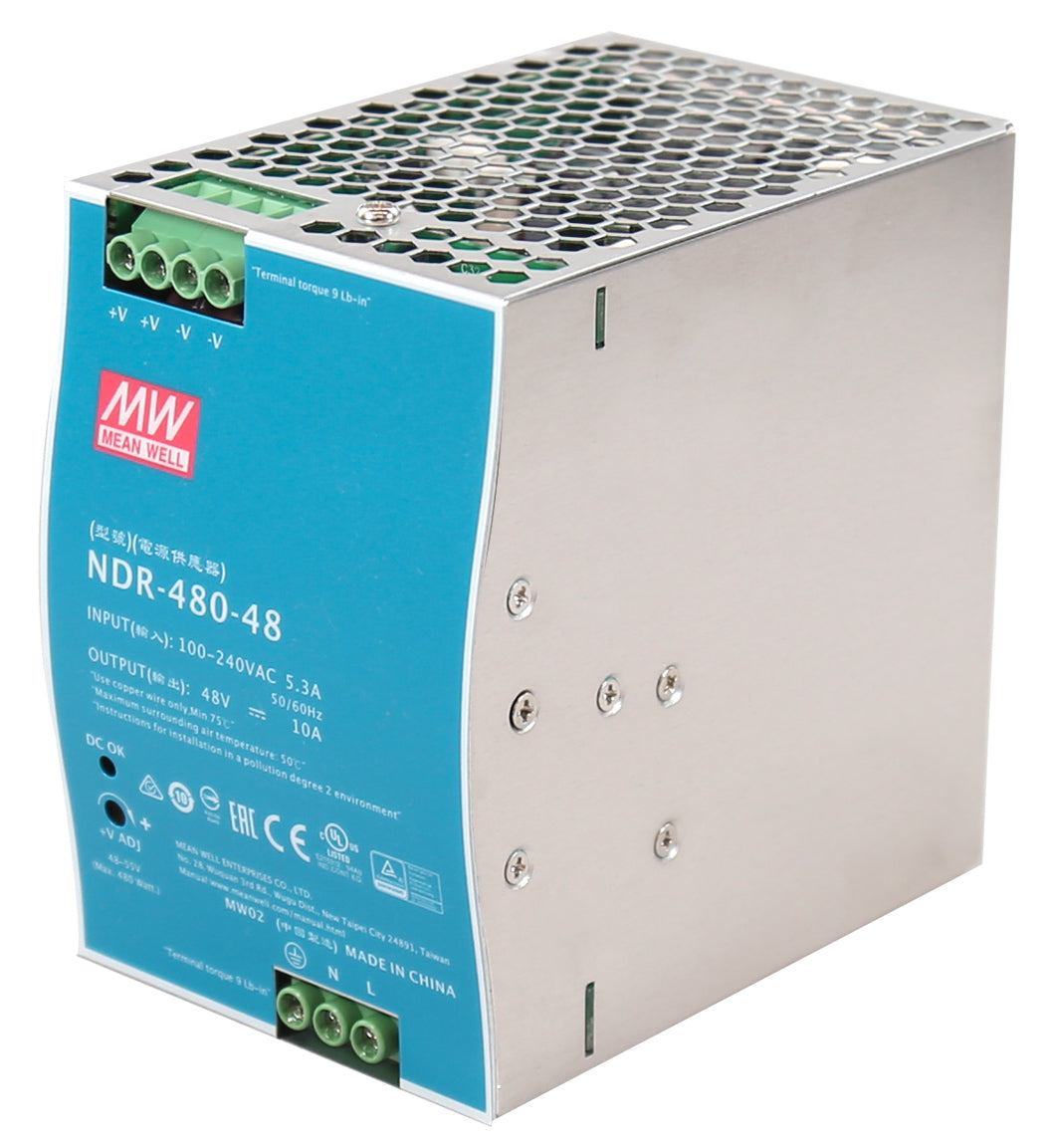 Industrial DIN-Rail Mount Power Supply Unit (PSU) 480W Image 1