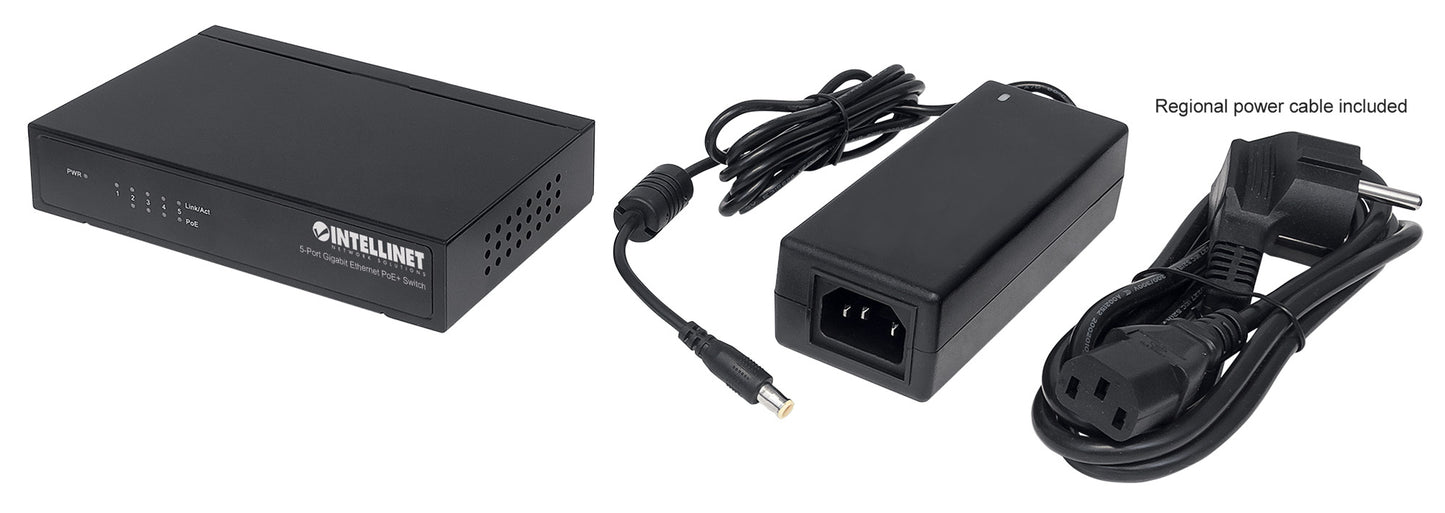 5-Port Gigabit Ethernet PoE+ Switch Image 8