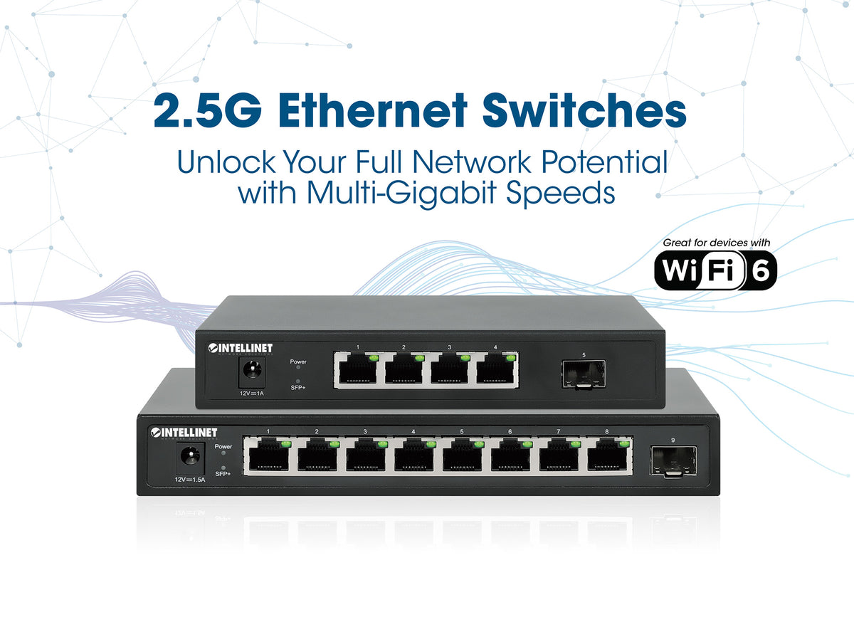 9-Port Switch with 8 x 2.5G Ethernet Ports and 1 SFP+ Uplink Image 10