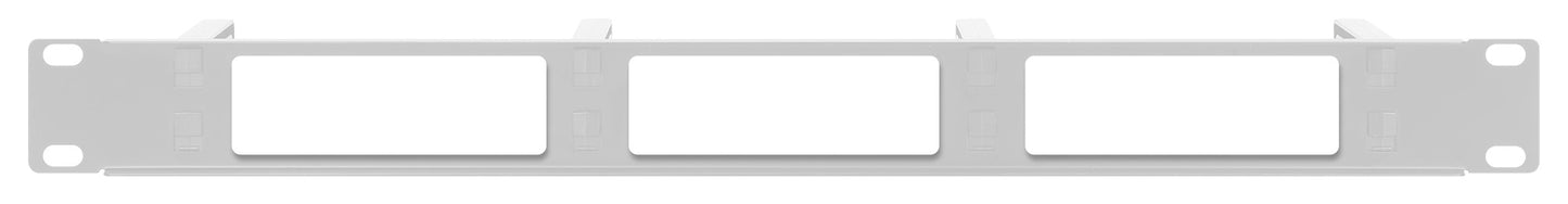 19" Cable Management Panel, 1U, Gray Image 4