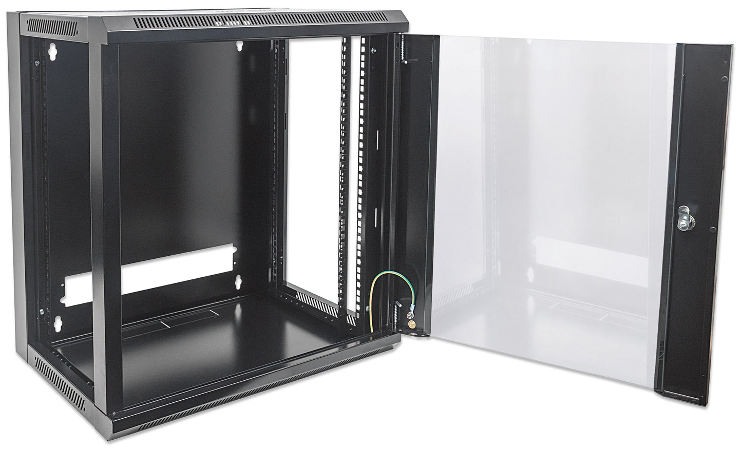 6U 19" Wall Mount Network Cabinet, Standard Line, 450 mm (17.7 in.) Depth, Black Image 8