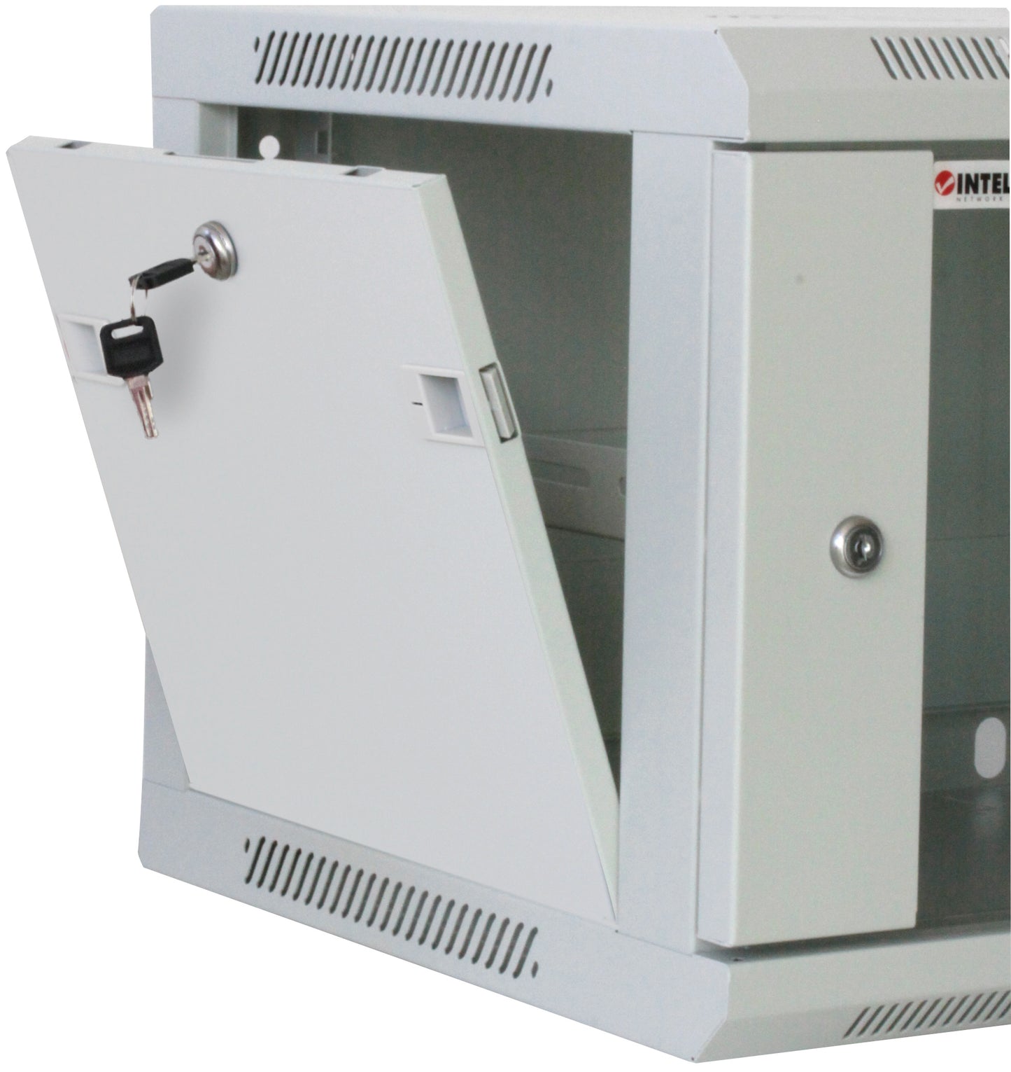 6U 19" Wall Mount Network Cabinet, Standard Line, 450 mm (17.7 in.) Depth, Gray Image 2