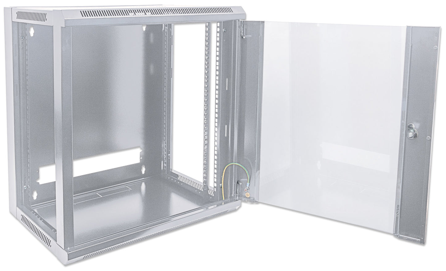 9U 19" Wall Mount Network Cabinet, Standard Line, 450 mm (17.7 in.) Depth, Gray Image 8