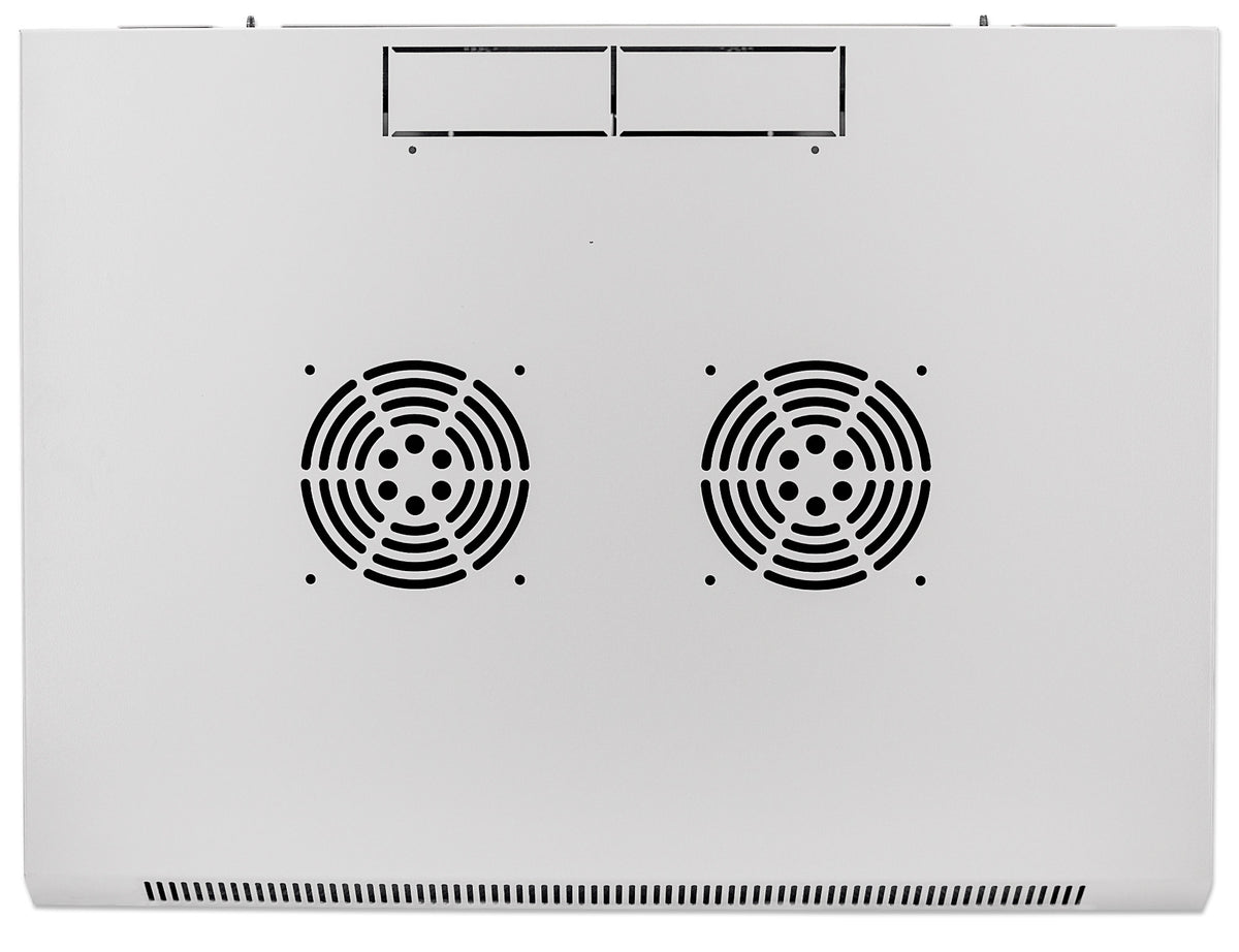 19" Wallmount Cabinet, 9U, 450 mm (17.7 in.) Depth, Gray Image 7