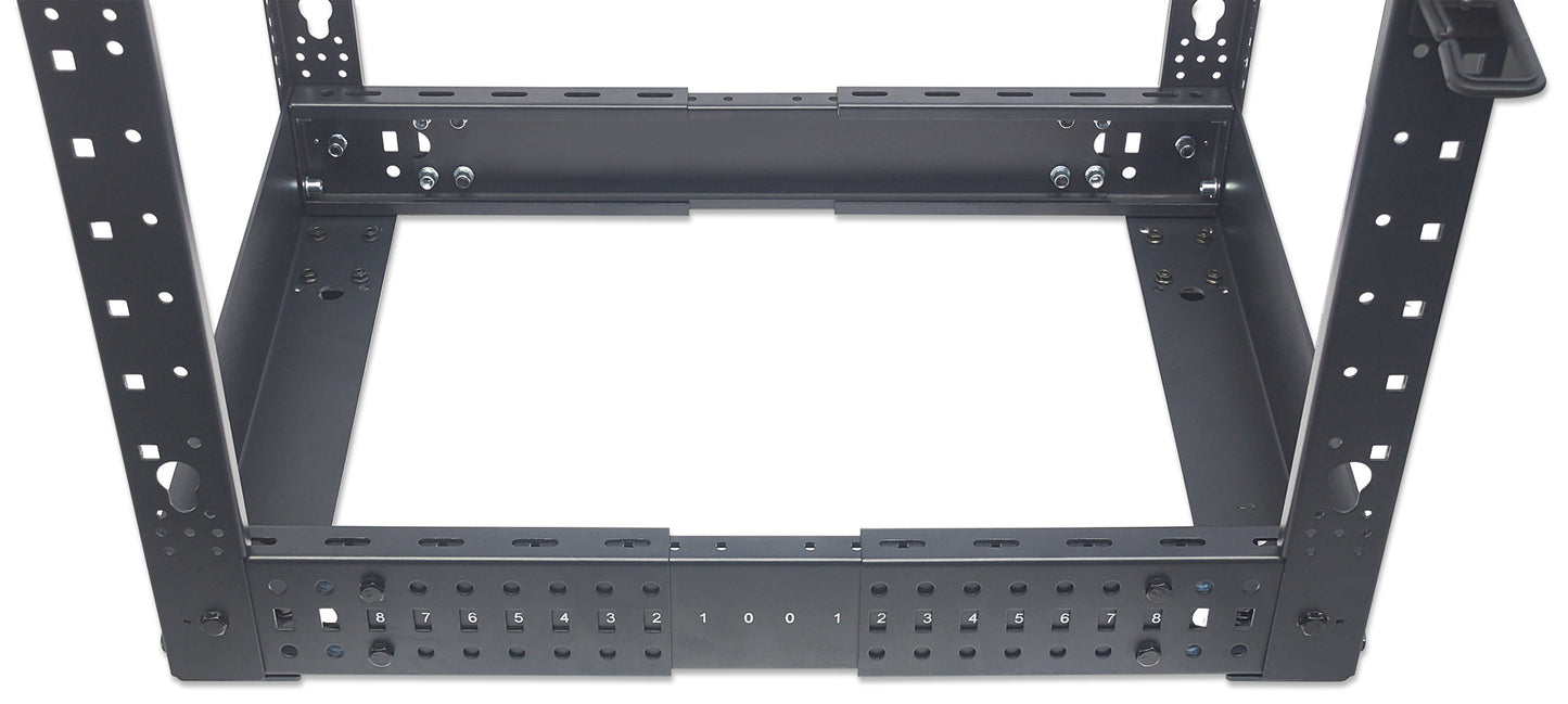 19" Floor-Standing 4-Post Open Frame Network Rack, 45U Image 13