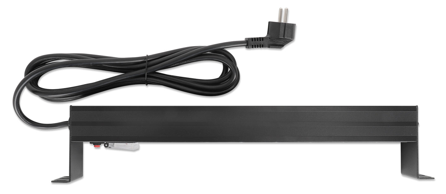 Recessed 19" 1U Rackmount 8-Outlet PDU with Circuit Breaker Image 7