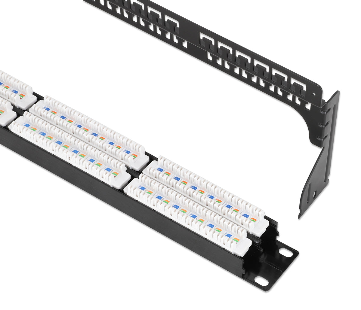 Cat6a 10G 48-Port Patch Panel, 1U Image 6