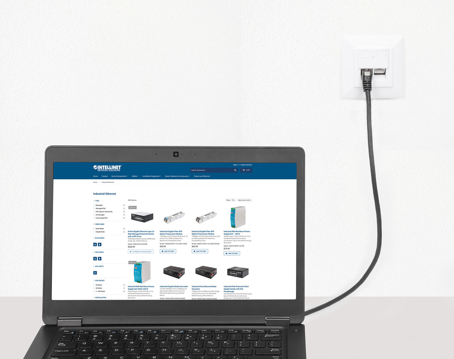 Cat8.1 S/FTP Network Patch Cable, 14 ft., Black Image 6