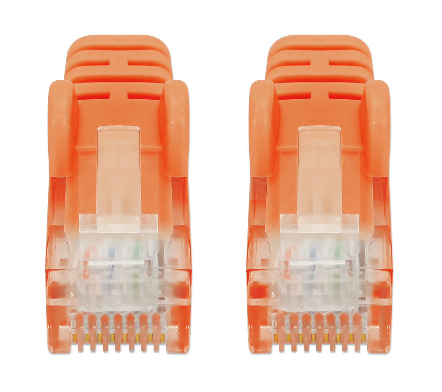 Cat6 U/UTP Slim Network Patch Cable, 0.5 ft., Orange Image 3