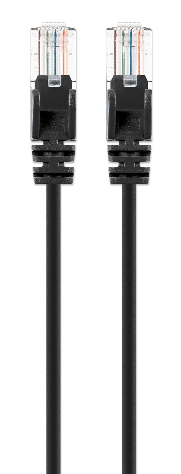 Cat6a U/UTP Slim Network Patch Cable, 0.5 ft., Black Image 4