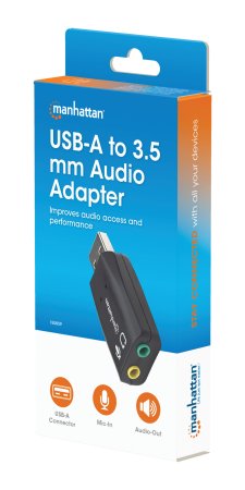 USB-A to 3.5 mm Audio Adapter Packaging Image 2