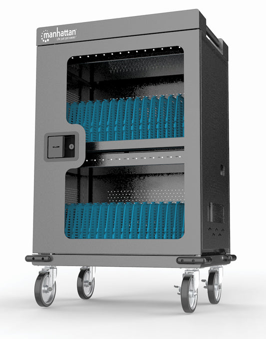 32-Port USB-C Charging Cart - 18W per Port Image 1