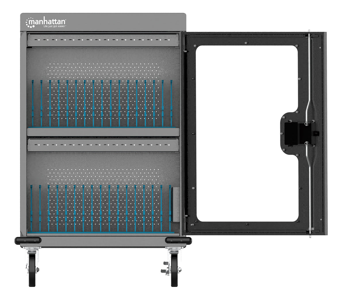 32-Port USB-C Charging Cart - 18W per Port Image 5