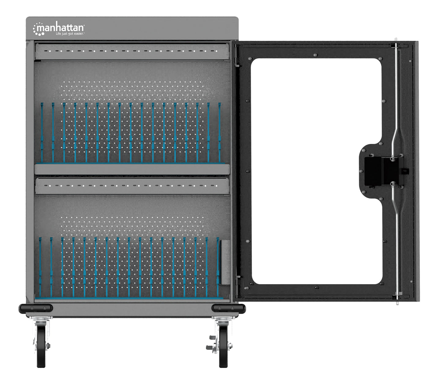 32-Port USB-C Charging Cart - 18W per Port Image 5