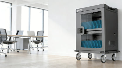 32-Port USB-C Charging Cart - 18W per Port Image 6