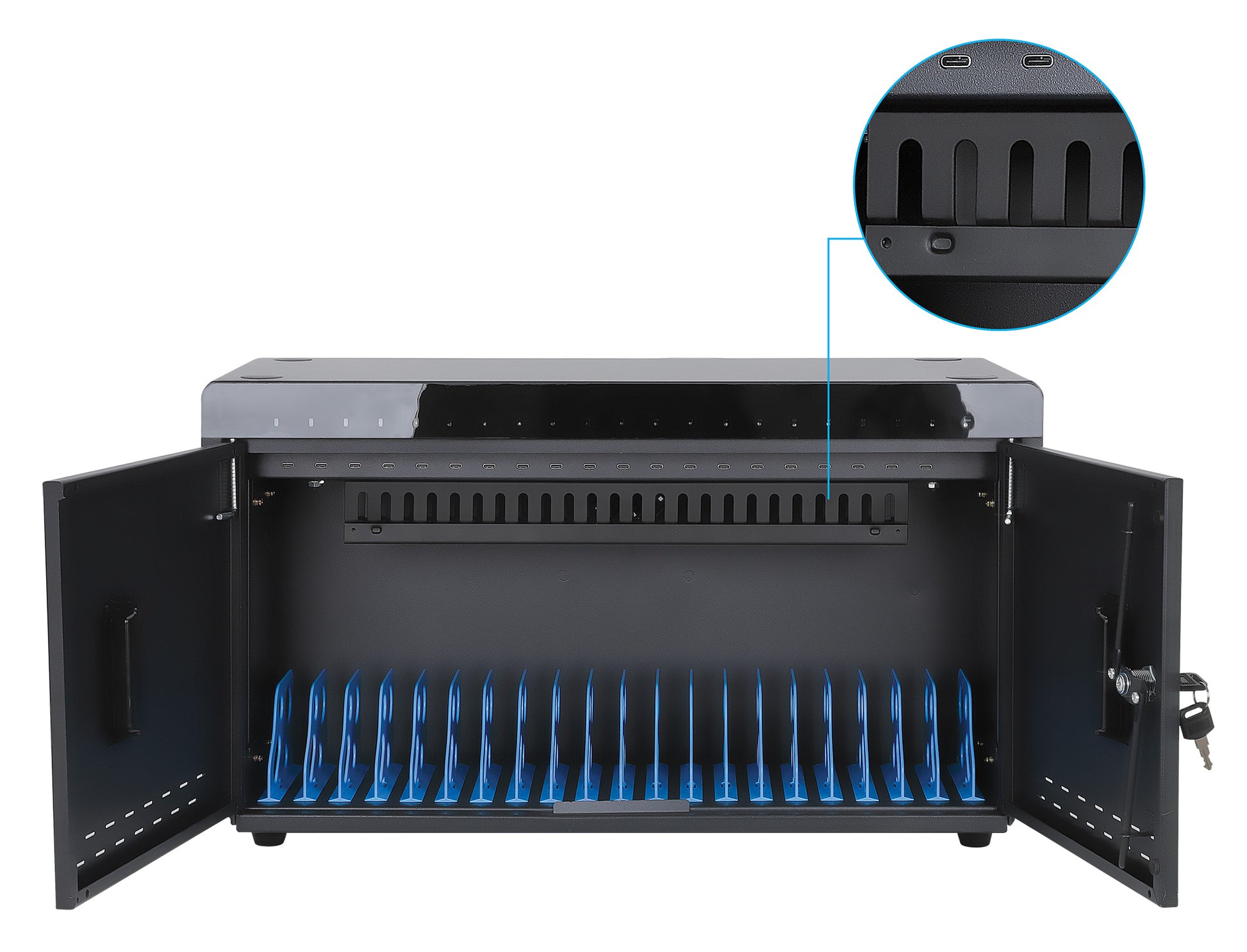 20-Port USB Power Delivery Charging Cabinet Image 5