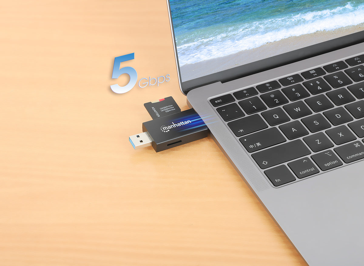 USB 3.0 Type-C / Type-A Combo Multi-Card Reader / Writer Image 3