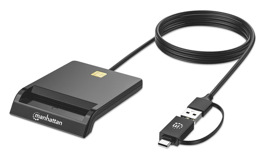 Smart Card Reader with USB-C / USB-A Combo Connector Image 1
