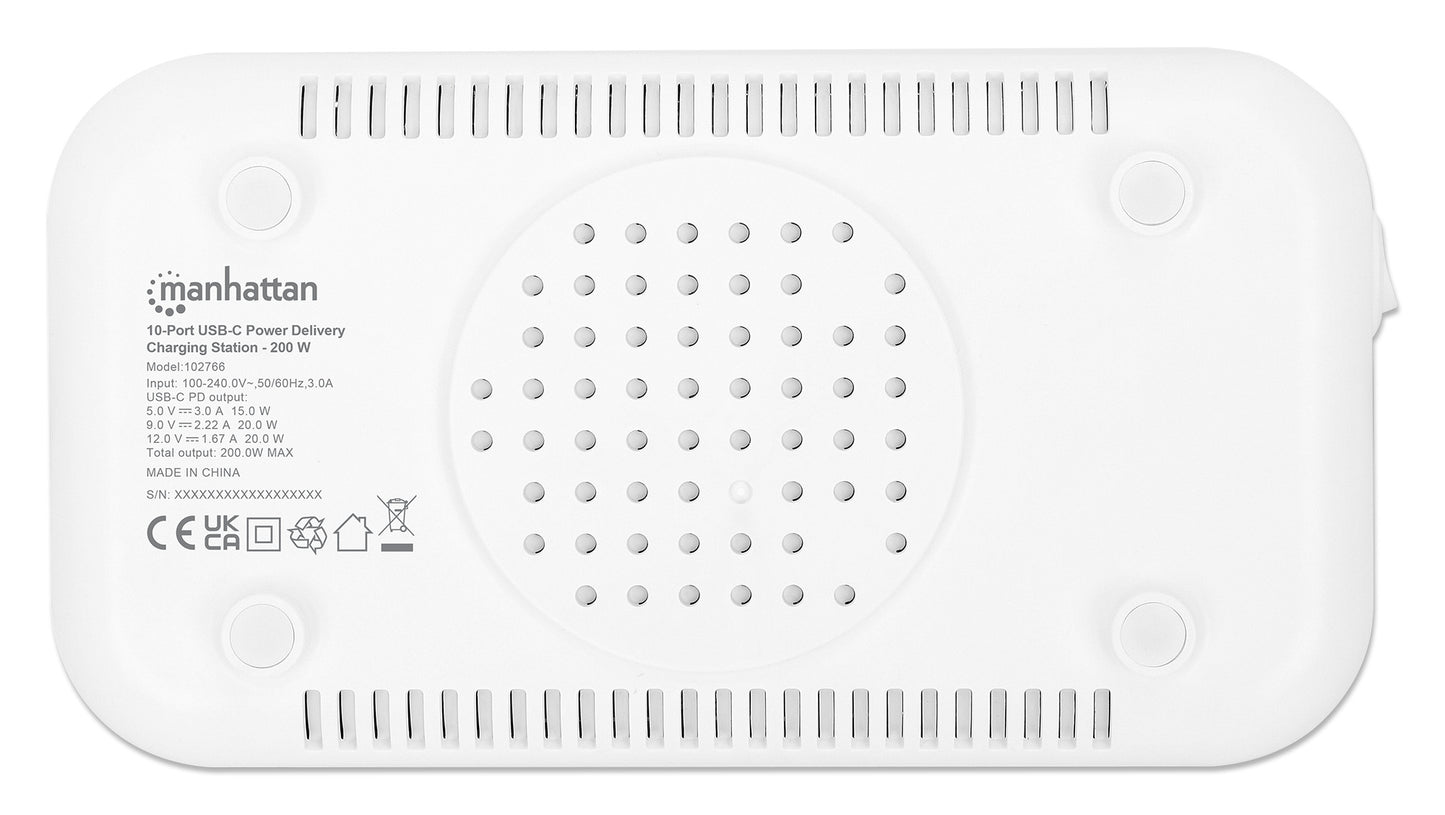 10-Port USB-C Power Delivery Charging Station - 20W per Port Image 11