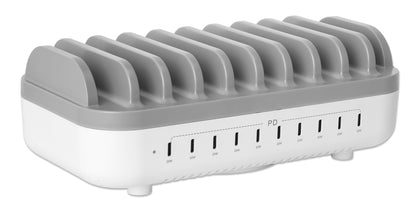 10-Port USB-C Power Delivery Charging Station - 20W per Port Image 3