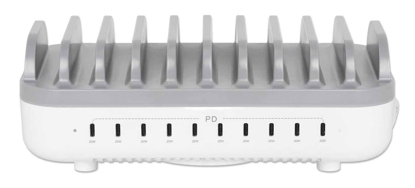 10-Port USB-C Power Delivery Charging Station - 20W per Port Image 5
