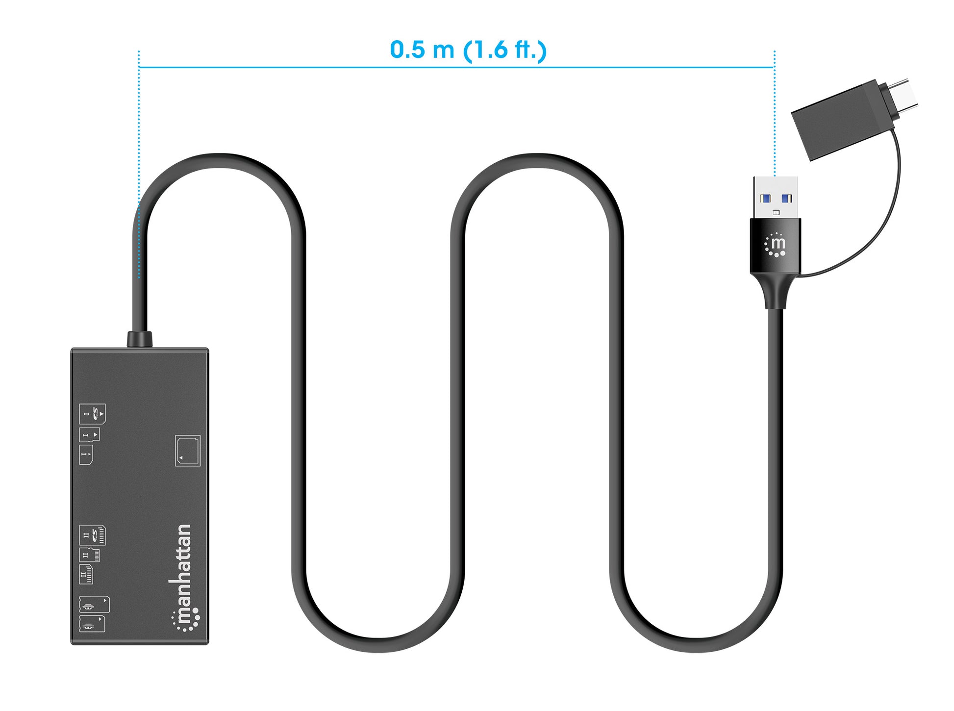 USB-C / USB-A Combo Multi-Card Reader / Writer Image 13
