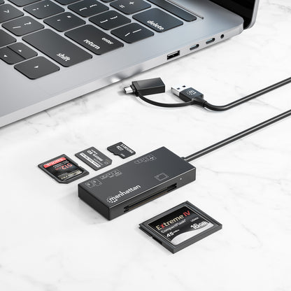 USB-C / USB-A Combo Multi-Card Reader / Writer Image 3