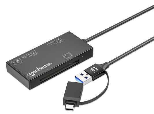 USB-C / USB-A Combo Multi-Card Reader / Writer Image 1