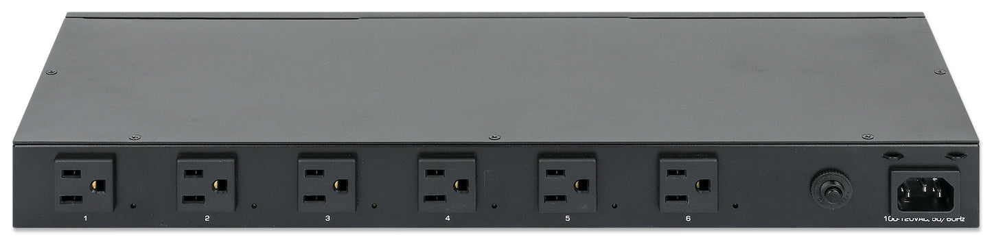 6-Outlet 19" Rackmount Managed Metered Power Distribution Unit  Image 4
