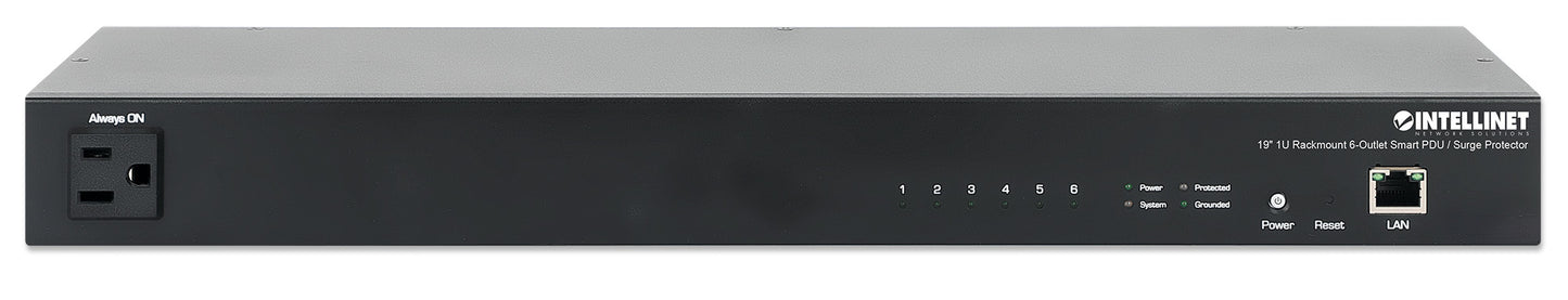 6-Outlet 19" Rackmount Managed Metered Power Distribution Unit  Image 5