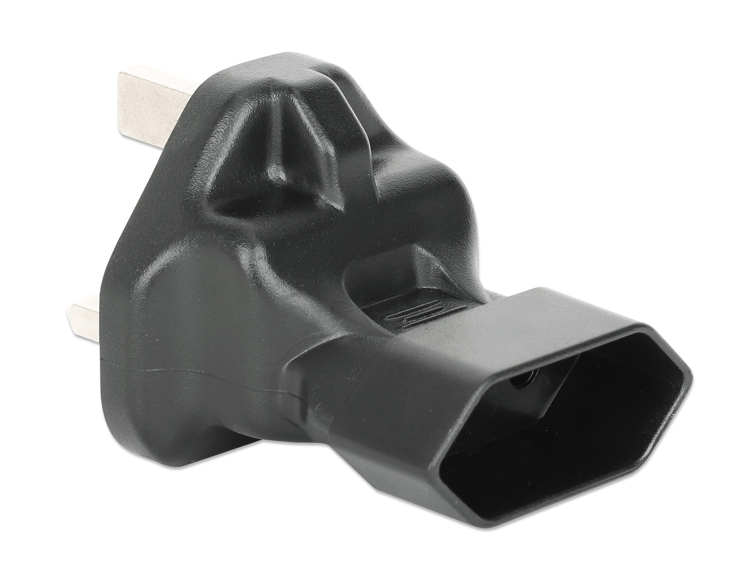 UK/EU Travel Adapter Europlug Socket to BS1363 Plug Image 2