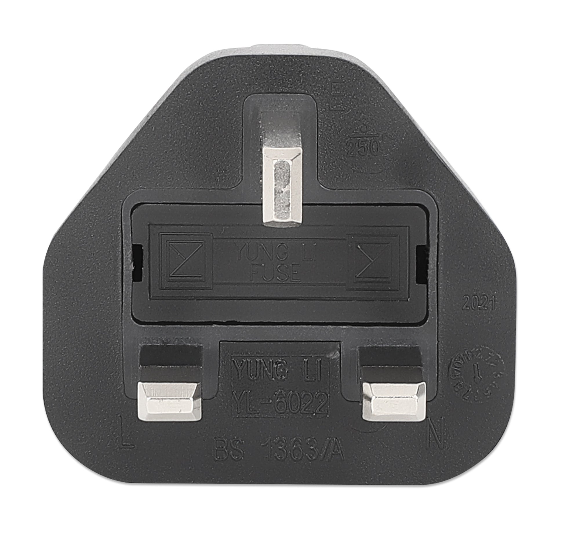 UK/EU Travel Adapter Europlug Socket to BS1363 Plug Image 4