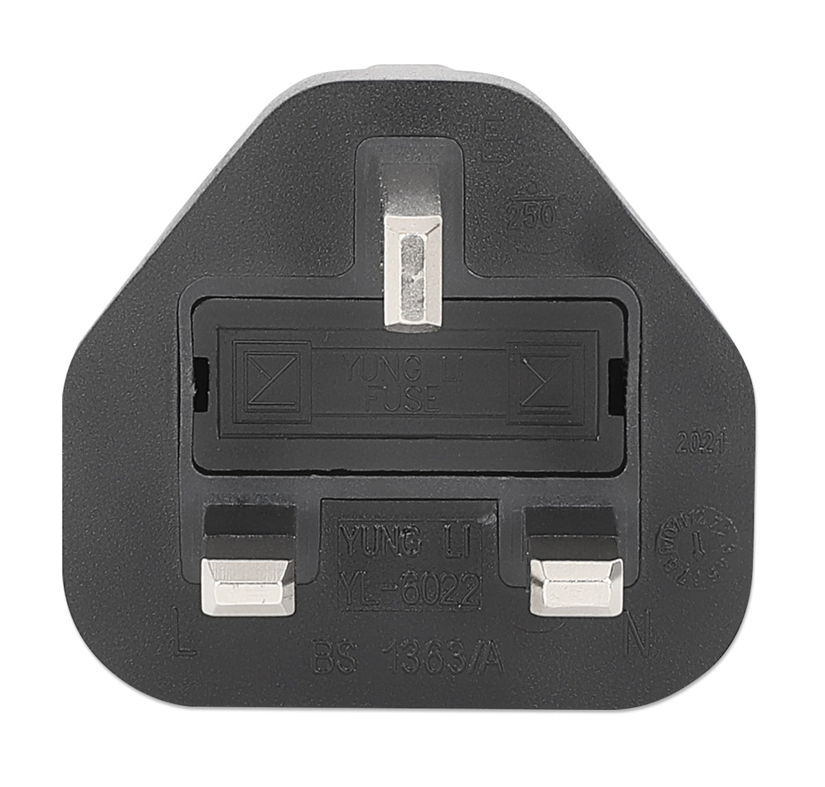 UK/EU Travel Adapter Europlug Socket to BS1363 Plug Image 4
