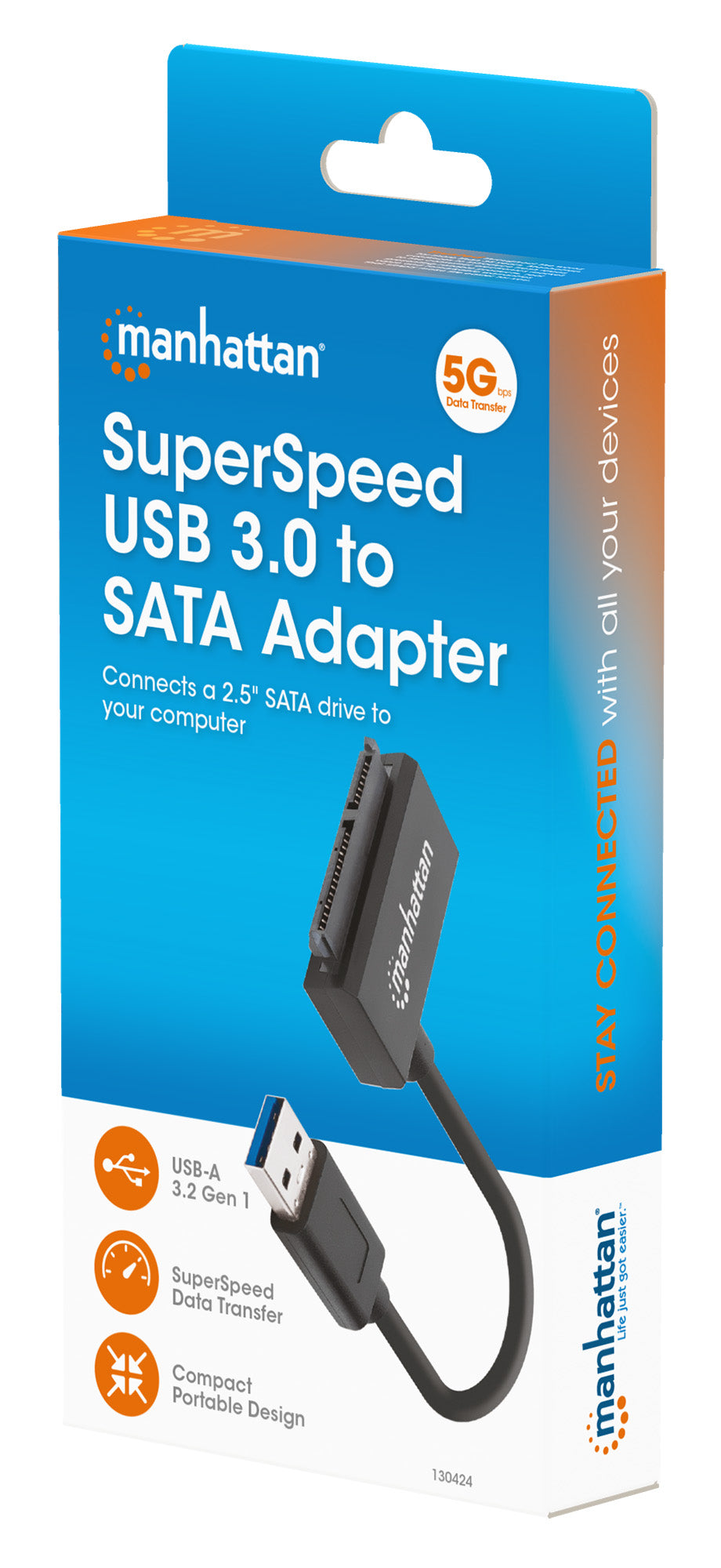 SuperSpeed USB 3.0 to SATA Adapter Packaging Image 2
