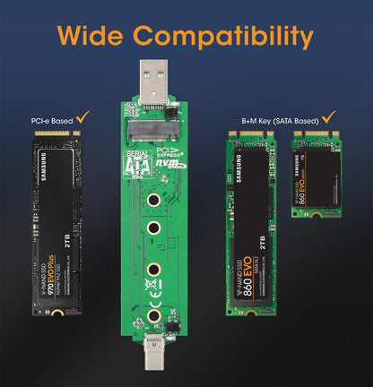 M.2 NVMe and SATA SSD USB Enclosure Image 13