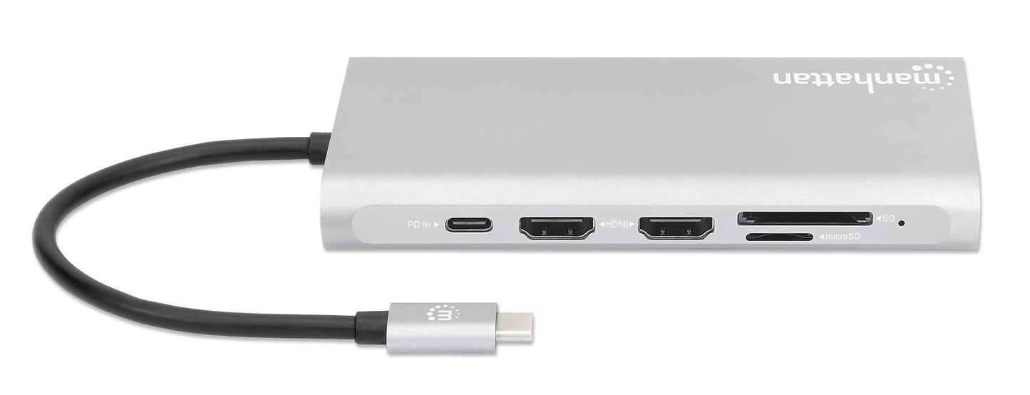 USB-C PD 12-in-1 Triple-HDMI Monitor Docking Station with MST Image 6