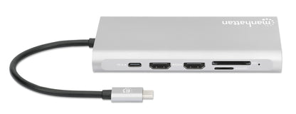 USB-C PD 12-in-1 Triple-HDMI Monitor Docking Station with MST Image 6