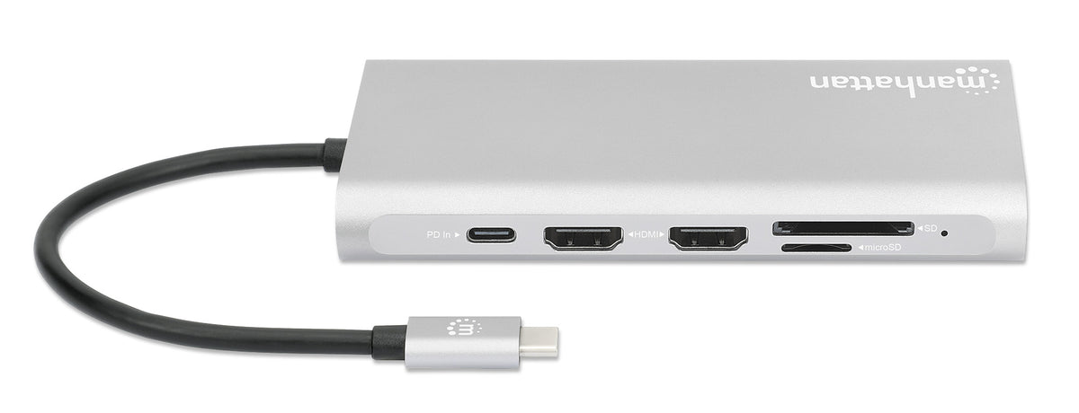 USB-C PD 12-in-1 Triple-HDMI Monitor Docking Station with MST Image 6