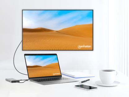 USB-C PD 12-in-1 Triple-HDMI Monitor Docking Station with MST Image 9