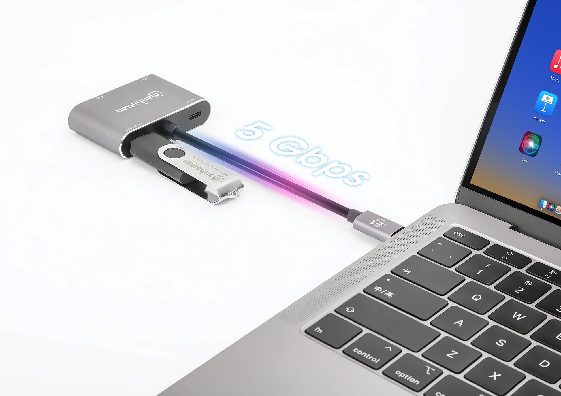 USB-C to HDMI & VGA 4-in-1 Docking Converter with Power Delivery Image 8