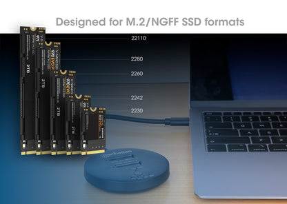 Dual-Bay M.2 NVMe SSD Clone Station Image 10
