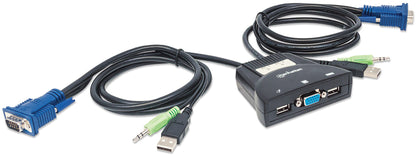 2-Port Mini KVM Switch Image 3