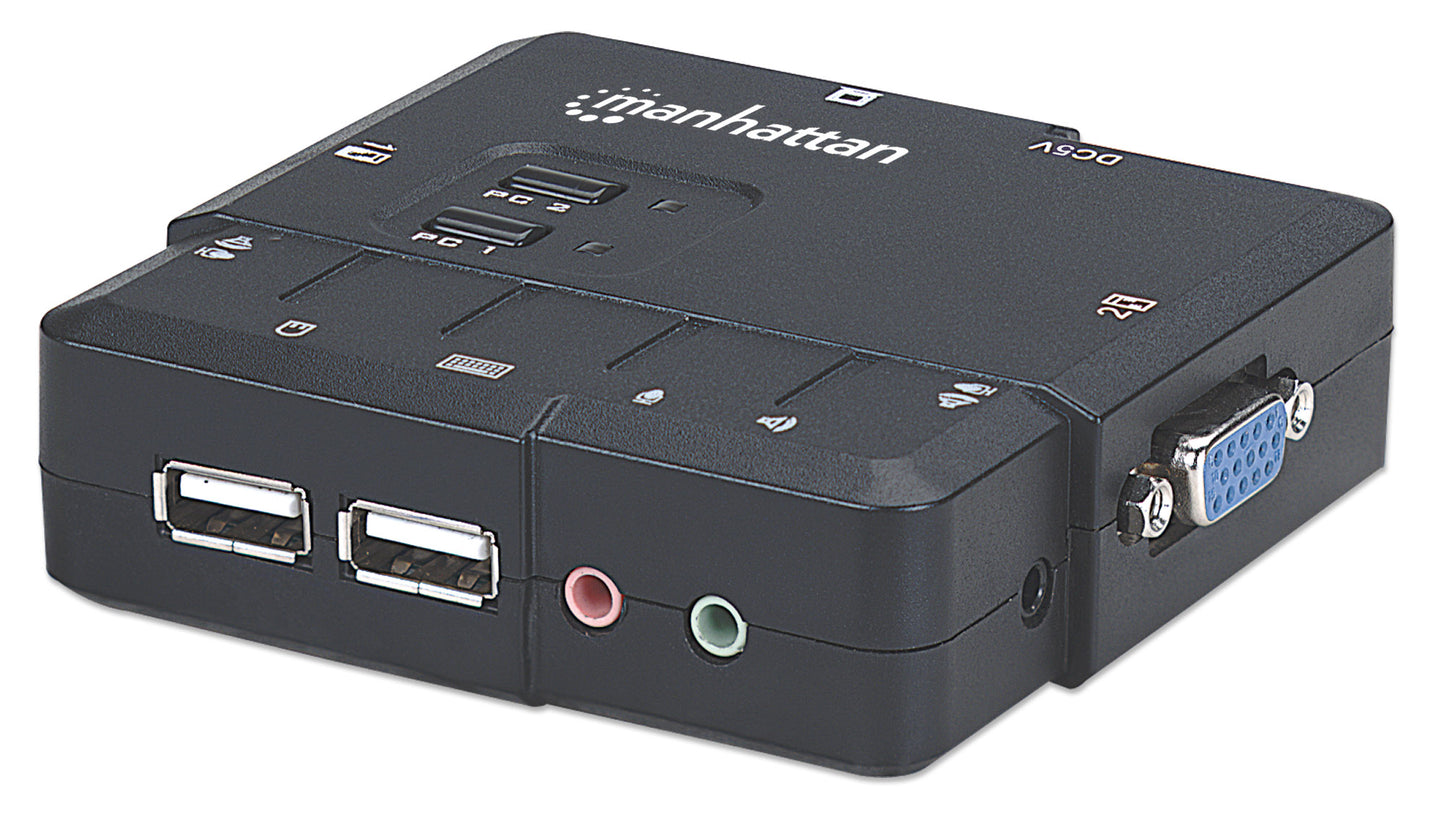 2-Port Compact KVM Switch Image 1