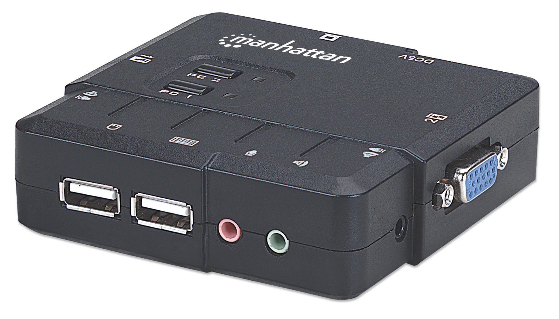 2-Port Compact KVM Switch Image 1